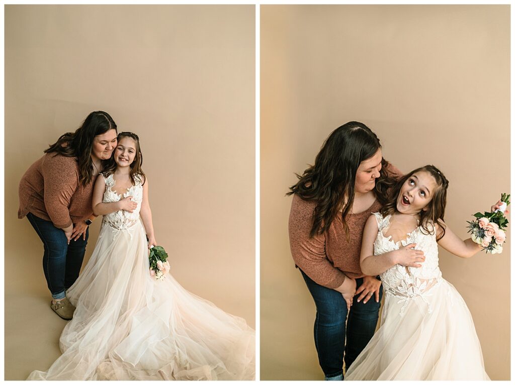 My Mamas Dress Sessions hosted by Emily Louise Photography of Fort Wayne  Indiana, at Parlor Studios in Bluffton Indiana.